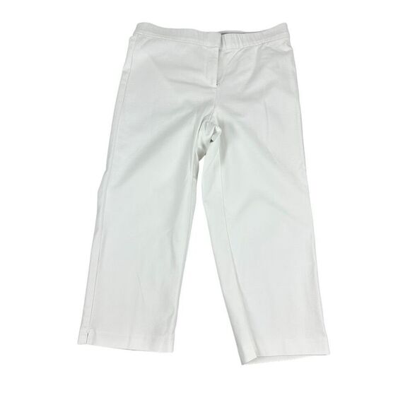 J. Jill White Capri Pants size 8 Petite - Picture 1 of 6